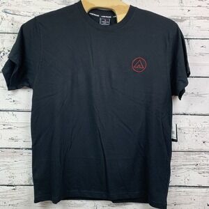 Airwalk Mens [Size 2XL] Black T-Shirt Short‎ Sleeve Crew Neck Graphic Tee NWT
